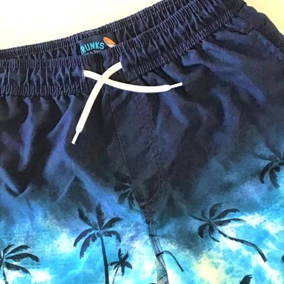 TRUNKS SURF & SWIM TIE-DYED TROICAL PALM TREE SWIM TRUNKS - Picture 5 of 7